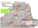 中わたたっぷり1.5kg ダウン10%入り 羽根布団バッグ入り(3)