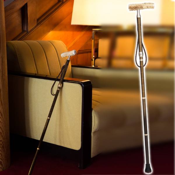 当店オリジナル 鹿角一本杖【神鹿】 杖 つえ 敬老の日 高齢者 歩行補助 プレゼント 奈良 土産物 日本