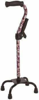 四点杖　補助グリップ付き 10%OFF！ 買い物 お出かけ 散歩 多点 人気 バランス 安全 安心 使いやすい