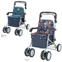 ★アルミ製ノーブル ENB-011G ENB-011RF 歩行車 お買い物 敬老の日 バギー おでかけ お散歩 折り畳み 【代引き不可】