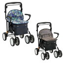 ★ノーブルプラス NBP-2KC NBP-2BF 歩行車 お買い物 敬老の日 バギー おでかけ お散歩 折り畳み 【代引き不可】