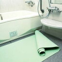 ★オーバルリンク 浴槽浴室用すべり止めマット(ロングタイプL2:100cm×200cm)ライトグリーン 216282 お風呂マット 滑り止め 施設 病院 沐浴 ...