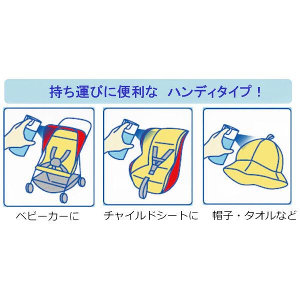 冷却スプレー 涼みん（80g）[マスク][冷却][スプレー][ムレ対策][熱中症予防][清涼][冷感][冷たい][夏][クール][帽子][タオル][ベビーカー][チャイルドシート]