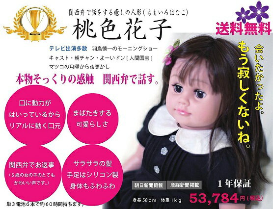 桃色はなこ[プレゼント][ロボット][独居][コミュニケーションロボット][認知症][見守り][関西弁]