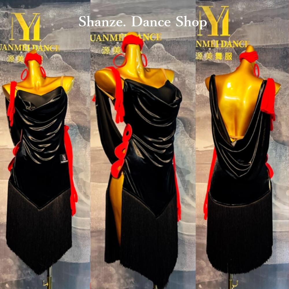 【サイズオーダー】ダンスドレス 競技ダンス 社交ダンス ドレス YUANMEI オーダードレス セミオーダー ..