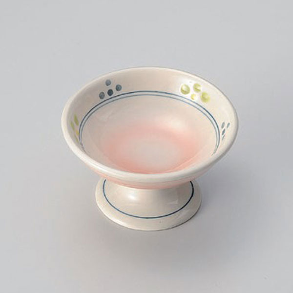 萩風早春高台小鉢 大 和食器 高台小鉢 業務用 約11.4cm 和食 和風 料亭 小料理屋 旅館 前菜 会席料理 デザート 甘味 フルーツ 小鉢