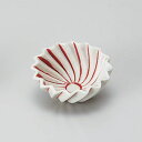 赤絵筋フリル珍味 和食器 珍味 業務用 約7cm 和食 和風 先付 小鉢 小 ミニ鉢 前菜 珍味入れ 付出し 松花堂 弁当 花籠膳 おせち