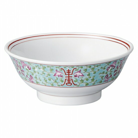 緑彩宝華 6.8高台丼 中華食器 ラーメン丼 業務用 らーめん丼 らーめん鉢 どんぶり 麺鉢 めん鉢 日本製 ..