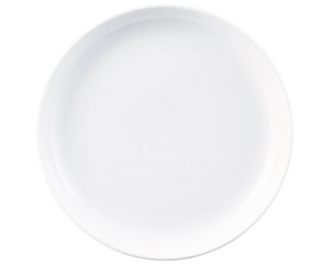 チャイナロード 白磁 9吋丸皿 中華食器 丸皿（M） 業務用 日本製 約23.4cm 単品メニュー用 定食用皿 中..