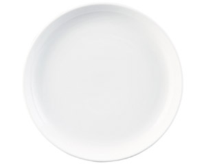 チャイナロード 白磁 10吋丸皿 中華食器 丸皿（M） 業務用 日本製 約25.8cm 単品メニュー用 定食用皿 ..