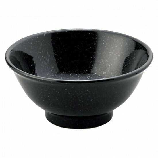 ニューアジアン 反4.8寸碗 黒 中華食器 スープ碗・スープボール 業務用 日本製 磁器 約15cm スープ用 ..