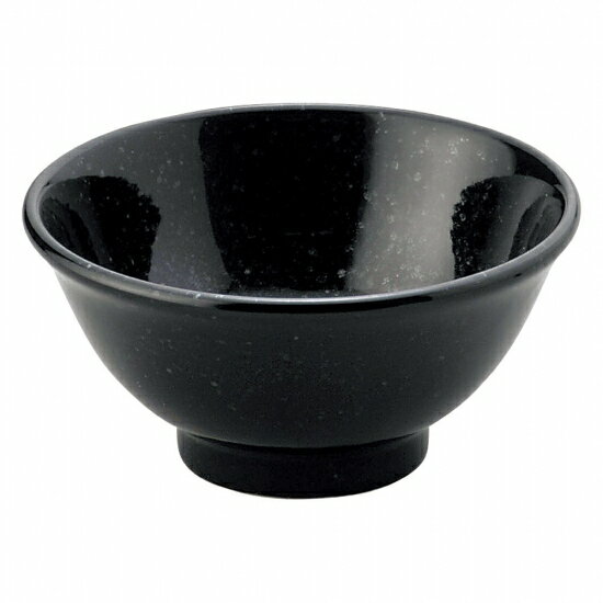 ニューアジアン 反4.2寸碗 黒 中華食器 スープ碗・スープボール 業務用 日本製 磁器 約13.3cm スープ用..