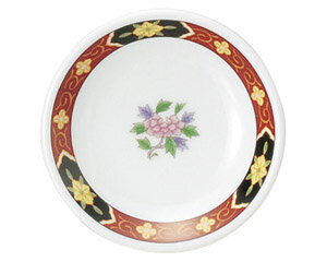 紅花祥 3.0皿 中華食器 小皿・タレ皿 業務用 日本製 磁器 約10cm たれ皿 餃子用 ギョーザ用 漬物用 キムチ用 ザーサイ用 シューマイ用 昭和レトロ 定番 スタンダードのサムネイル