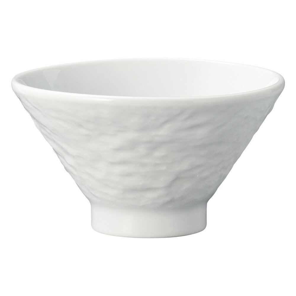 石目中華 白14cm高台深口丼 約13.6cm 中華食器 ライス丼 業務用