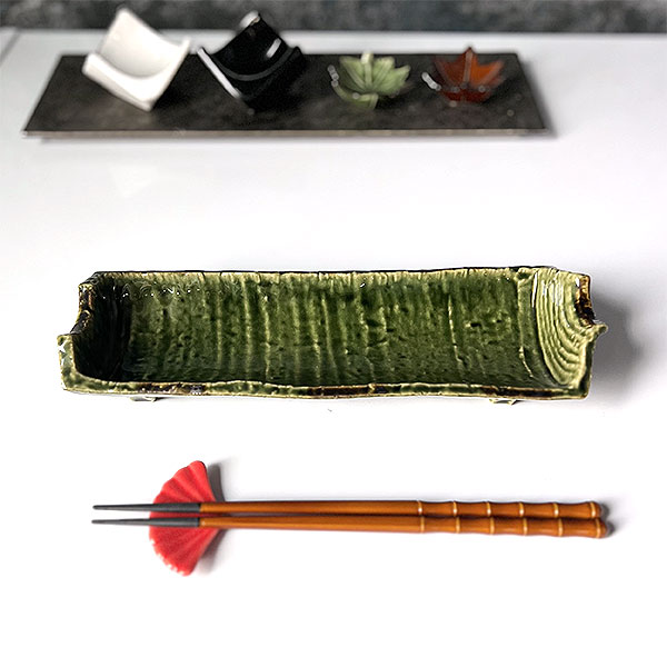 織部片口長角向付 和食器 付出皿 業務用 約26cm 在庫処分品 数量限定 セール