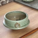 グリーン山水釜型4.0丼 土物 和食器 小丼・多用碗 業務用 約11.1cm 在庫処分品 数量限定 セール