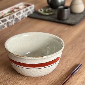 かすみ野赤絵一引6.0丼 和食器 丼(中) 業務用 約18.4cm 在庫処分品 数量限定 セール