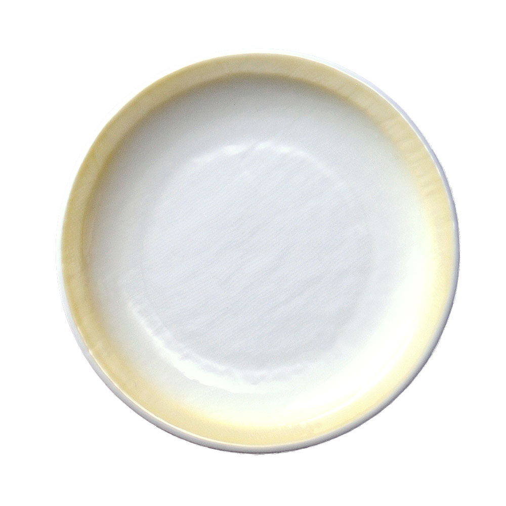 カラコレリム付4.5丸皿 黄色 和食器 フルーツ皿・銘々皿・取皿 業務用 約13.4cm 在庫処分品 数量限定 セール minnano-souko-10031081 業務用食器専門 みんなの倉庫 サンプル画像3