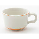 カントリーサイド ソーバーオレンジ ティーカップ 約225cc 洋食器 紅茶 日本製 業務用