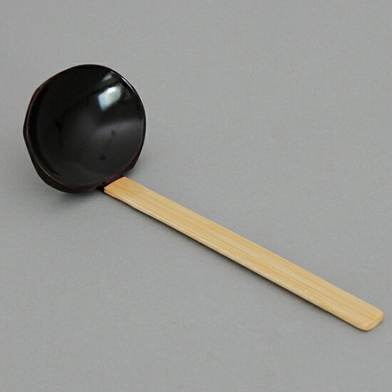 木製杓子 1人用 大 アメ色 木製品 スプーン・フォーク・レンゲ 業務用 約7.4cm
