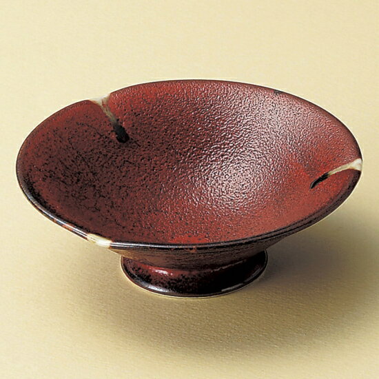 紅柚子4.3高台小鉢 和食器 高台小鉢 業務用 約12.9cm 和食 和風 料亭 小料理屋 旅館 前菜 会席料理 デ..