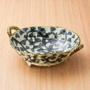 タコ唐草手付鉢 小 和食器 大鉢 業務用 約26.5cm 和食 和風 鉢 盛鉢 サラダバー 総菜 おばんざい 和食レストラン サラダ 揚げ物 煮物