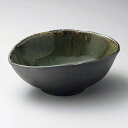 いぶし織部変形大鉢 和食器 盛鉢 業務用 約24cm 和食 和風 鉢 大鉢 サラダ 揚げ物 煮物 ボウル 創作料理 ボール 人気 定番