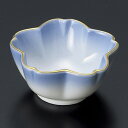コバルト吹桜形珍味 和食器 珍味 業務用 約6.8cm 和食 和風 高級 先付 小鉢 小 ミニ鉢 前菜 珍味入れ 付出し 松花堂 弁当 花籠膳 おせち
