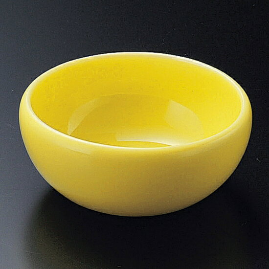 黄 丸千代口 和食器 刺身用千代久 業務用 約7cm さしみ用 お造り用 しょうゆ入れ 醤油皿 たれ用 タレ皿 珍味皿 会席料理 先付 小付 ミニボウル 鉢 和風 おしゃれ