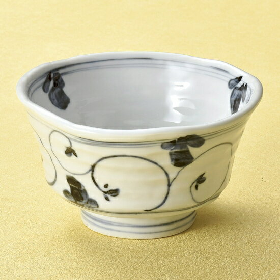 つる唐草なぶり4.5丼 和食器 丼（中） 業務用 約14cm 和食 和風 どんぶり 海鮮丼 鉄火丼 かつ丼