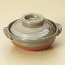 京風白刷毛目5.5号鍋 萬古焼 和食器 雑炊鍋・小鍋 業務用 和食 和風 湯豆腐 ぞうすい 鍋料理