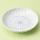 ピンストライプ菊型5.0皿 和食器 フルーツ皿・銘々皿・取皿 業務用 約16.3cm 和食 和風 プレート フルーツ デザート 和菓子 甘味 ケーキ 和テイスト 定番 取り皿
