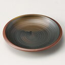 朱金彩括り手4.0皿 和食器 フルーツ皿・銘々皿・取皿 業務用 約14.2cm 和食 和風 プレート フルーツ デザート 和菓子 甘味 ケーキ 和テイスト 定番 取り皿
