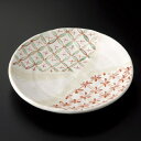 赤絵湧水捻り5.0皿 和食器 フルーツ皿・銘々皿・取皿 業務用 約16.5cm 和食 和風 プレート フルーツ デザート 和菓子 甘味 ケーキ 和テイスト 定番 取り皿