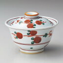 手描赤絵玉花煮物碗 和食器 蓋向・円菓子碗 業務用 約11.5cm 和食 和風 蒸し物 煮魚