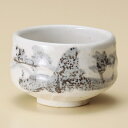 白山水抹茶碗 和食器 抹茶碗 業務用 約11×8cm ぜんざい 茶道教室 茶道 おしゃれ 和テイスト