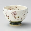 織部花唐草ゆったり碗 和食器 一服碗・ゆったり碗・汲み出し 業務用 約10×7cm 和風 和菓子屋 和カフェ お茶 スープ デザート コーヒー サラダ