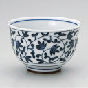 唐草2.8反千茶 和食器 煎茶 業務用 約8.5×5.7cm 和食 和風 和菓子屋 和カフェ 食堂 定食屋 うどん屋 蕎麦屋