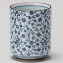 花木綿中厚湯呑 和食器 長湯呑 業務用 約6.5×8.3cm 和食 和風 とんかつ屋 定食屋 食堂 うどん屋 蕎麦屋 和食レストラン 居酒屋 割烹 寿司屋