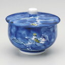 ダミ露草蓋付煎茶 和食器 蓋付煎茶 業務用 和食 和風 湯_み 定番 和菓子
