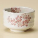 うたげ桜抹茶碗 和食器 抹茶碗 業務用 約11.7×7.6cm ぜんざい 茶道教室 茶道 おしゃれ 和テイスト