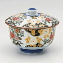 亀甲岩牡丹蓋付汲出 有田焼 和食器 蓋付煎茶 業務用 和食 和風 湯_み 定番 和菓子