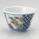 錦麦牡丹反仙茶 有田焼 和食器 煎茶 業務用 約9.5×6cm 和食 和風 和菓子屋 和カフェ 食堂 定食屋 うどん屋 蕎麦屋