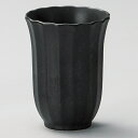 菊割 黒フリーカップ 和食器 フリーカップ 業務用 約8×8×10.5cm 和バル 喫茶店 アイスコーヒー 居酒屋 和風ダイニングバー コーヒーフロート 和風 パフェ アイスティー
