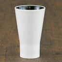 シャインホワイトタンブラー 和食器 フリーカップ 業務用 約7.7×12.7cm 和バル 喫茶店 アイスコーヒー 居酒屋 和風ダイニングバー コーヒーフロート ...
