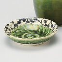 唐草織部小皿 和食器 そば徳利・そば猪口・薬味皿 業務用 約9.5cm そば 蕎麦 ソバ うどん そうめん やくみ 薬味 皿 丸 小皿 レトロ おしゃれ