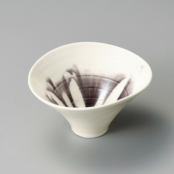 紫流し朝顔型向付 和食器 刺身鉢・向付 業務用 約15cm 中鉢 刺身 刺身皿 さしみ お造り 料亭 小料理屋 会席料理 食堂 単品メニュー モダン おしゃれ 高級 寿司店 旅館 人気