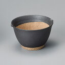 黒マット麦トロ鉢 小 和食器 すり鉢関連 業務用