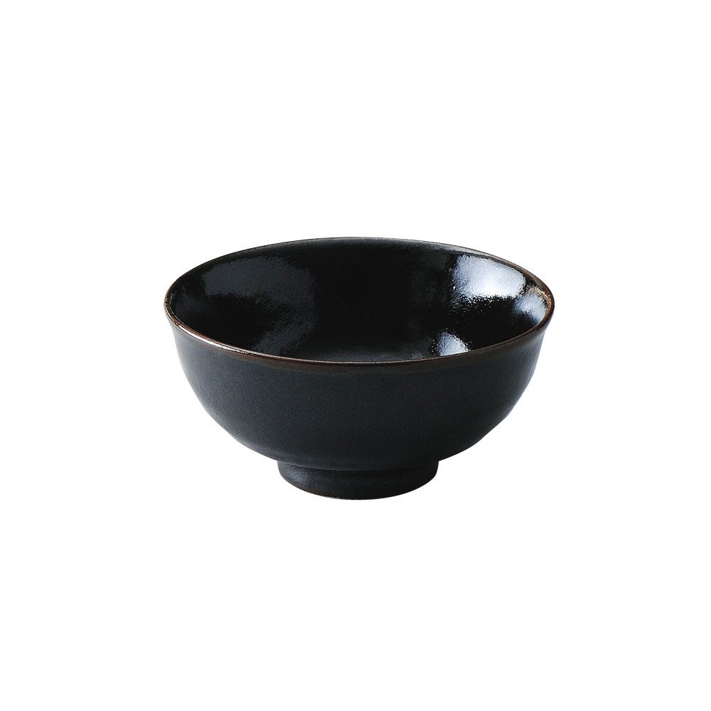 ゆず天目茶碗 和食器 飯碗 業務用 約11.3cm 和食 和風 茶碗 ご飯茶碗