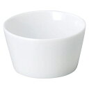 シャープ&モダン 白 切立スープ 手無 白い器 洋食器 丸型ボール（S） 業務用 約10.5cm